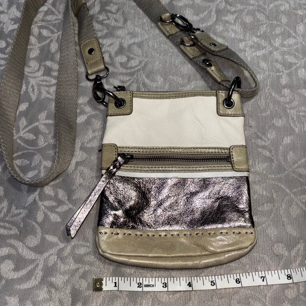 The Sak Crossbody Bag Womens Small Multi Leather Excellent Metallic Colorblock